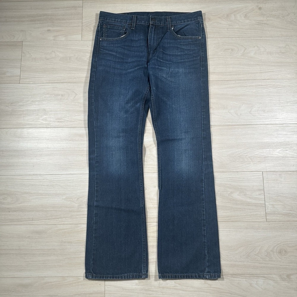 Levi's 527 Jeans Mens 33x33 Blue Slim Bootcut Denim Medium Wash Cowboy Pants Y2K